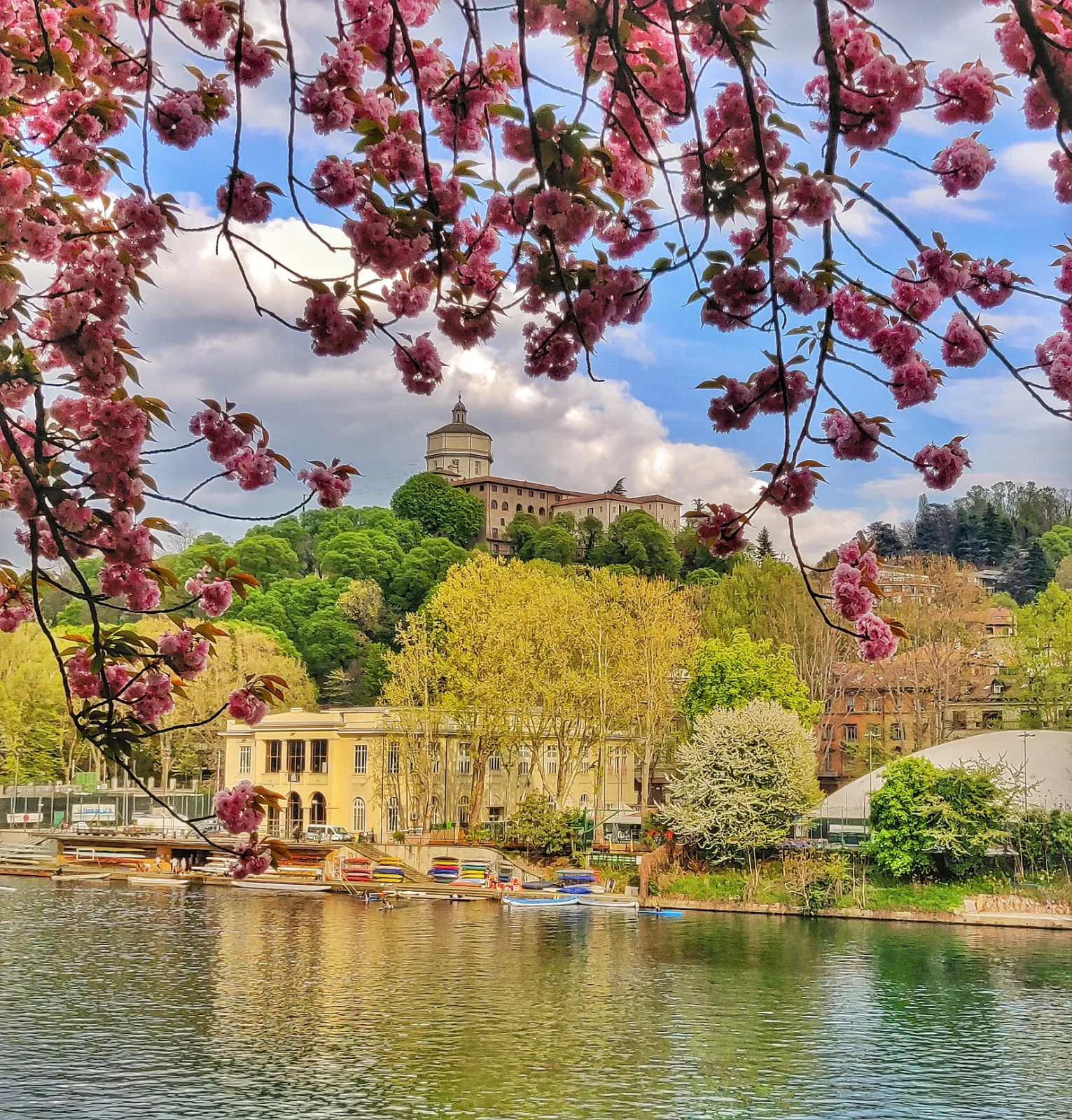 Scorcio sul Po e Monte dei Cappuccini