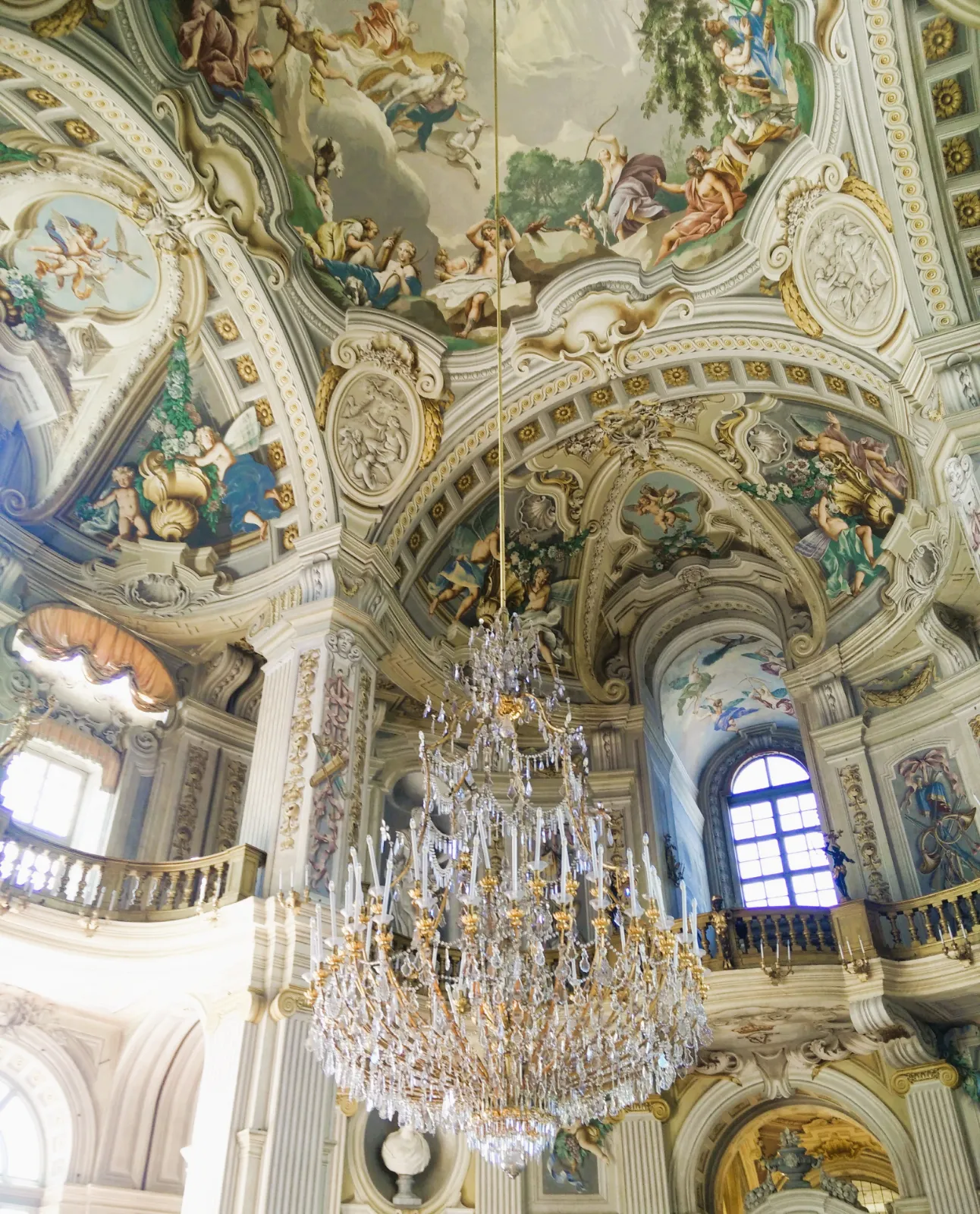 Gli affreschi del Salone Centrale della Palazzina di Caccia di Stupinigi