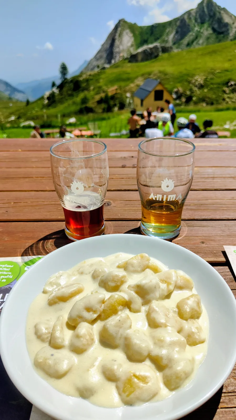 Vista dal Rifugio Fauniera