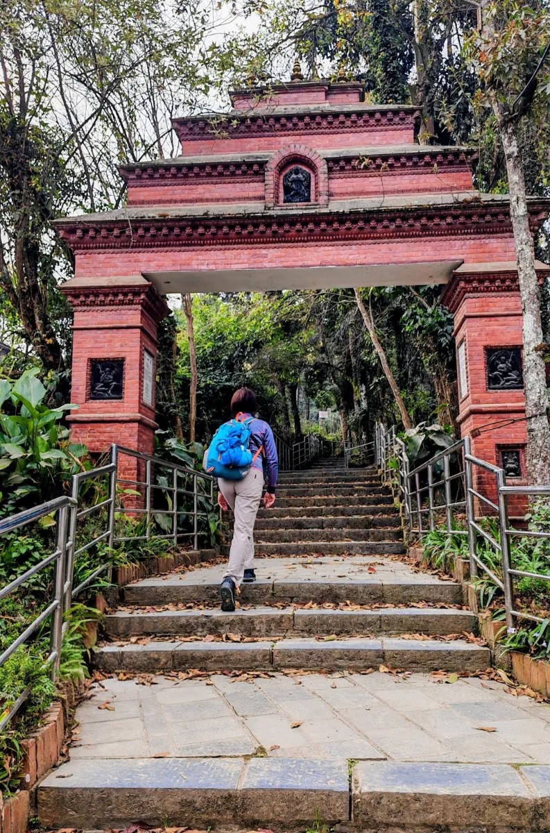 Inizio della scalinata dei 1001 gradini